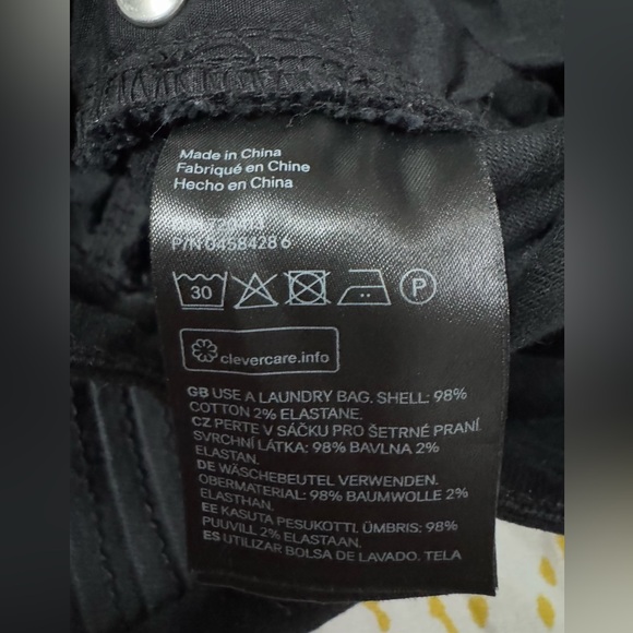 H&M Divided Mens Jeans Sz 29 Skinny Distressed Black - Picture 4 of 4